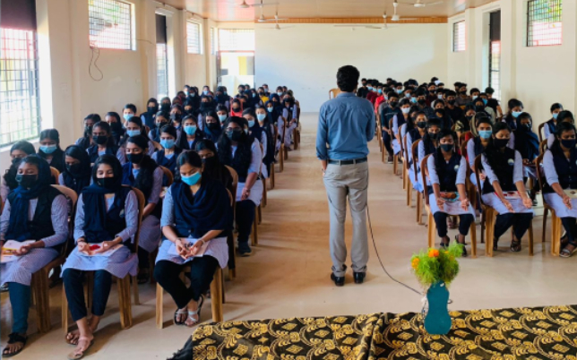 students training in Kerala